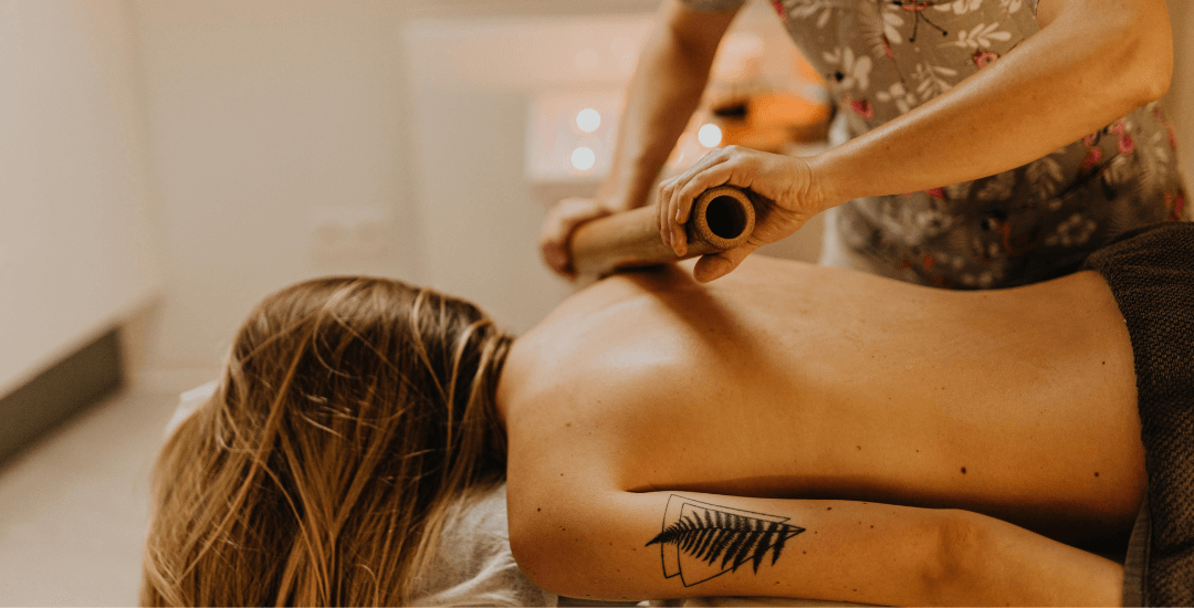 Bambuterapia no SPA Zensation: Massagem Terapêutica